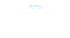 Desktop Screenshot of hyperbolicaudio.com