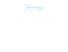 Tablet Screenshot of hyperbolicaudio.com